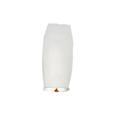 Небесный фонарик Цилиндр белый